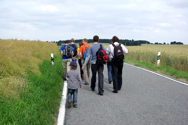 Auf dem Pilgerweg nach Rosenthal
