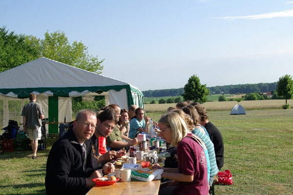 Auf der Wallfahrtswiese in Rosenthal
